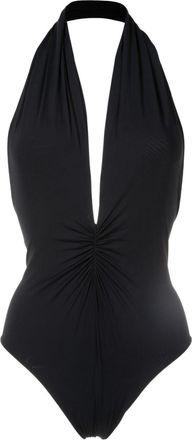 Lygia & Nanny Isatou Fluity halterneck swimsuit - women - Elastane/Polyamide - 44 - Black