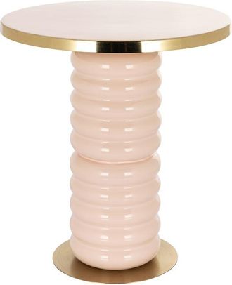 Richmond Interiors Design Beistelltisch Bonsai Rosa, ø 46 x 49 cm