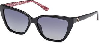 Guess Gs 7919 Aviator Zonnebril - Dames - Zonnebrillen - Zwart - ONE Size - Accessoires
