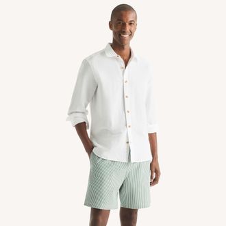 Nautica Mens Linen Shirt