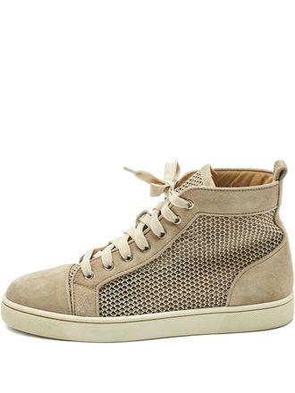 Christian Louboutin Rantus Orlato geweven sneakers - Beige