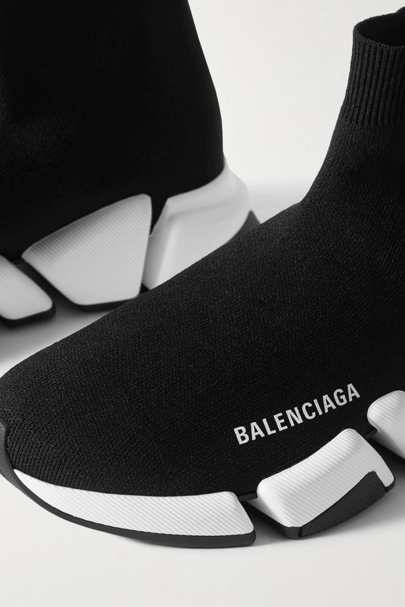 Balenciaga Baskets Montantes En Mailles Stretch A Logo Speed 2.0 Noir des 795 00 sur Stylight