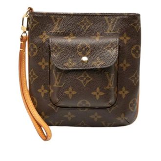 Louis Vuitton Pre-owned Clutches, female, Brown, Size: ONE SIZE Pre-owned Partition Pouch