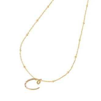 Dower & Hall Gold Vermeil & Diamond Letter Pendants