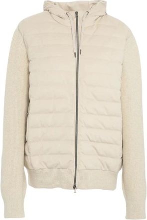 Herno Heren, Jassen, Beige, Maat: XL Wol