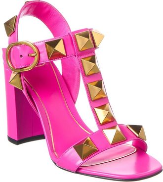 Valentino Vlogo Signature Leather Sandal