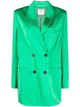 Forte_Forte Blazer con motivo jacquard - Verde