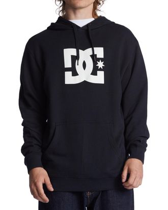 DC Hoodie DC SHOES DC Star, Herren, Gr. XS, schwarz, Obermaterial: 55% gek&auml;mmte Baumwolle, 25% Baumwolle, 20% Polyester;, Sweatshirts Hoodie