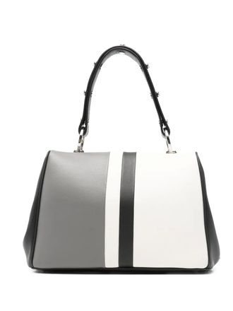 Prada Borsa tote con borchie - Grigio