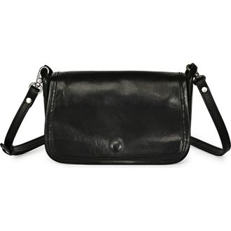 OLD TREND Pansy Genuine Leather Slim Everyday Mini Crossbody in Black at Nordstrom