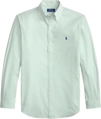 Polo Ralph Lauren Klassiek Passende Oxford Button-Down Overhemd - Heren - Casual Overhemden - Groen - 2XL - Katoen - Overhemden