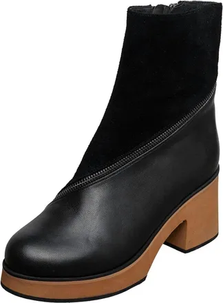 Antelope Womens Illeana Leather Boots In Black