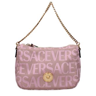 Versace Roze Stoffen Handtas