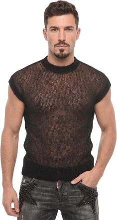 Dsquared2 Black Sleeveless Sweater