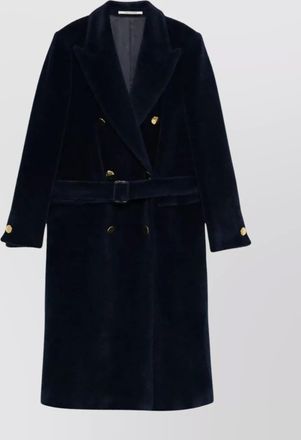 Tagliatore womens long double-breasted coat