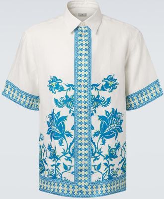 Etro Floral linen shirt