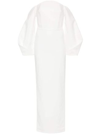 Solace London Lotta maxi dress - White