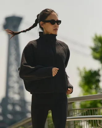 Vuori Clothing Womens Ballard Trench | Willow Grey Nova Plaid | Medium