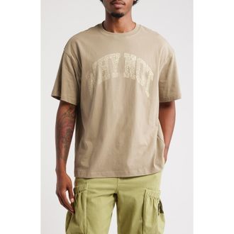 Honor The Gift Why Not Oversize Cotton T-Shirt in Taupe at Nordstrom Rack, Size Xxx-Large