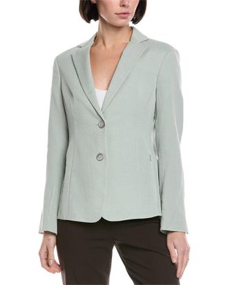 Akris Lavino Silk & Wool-Blend Blazer