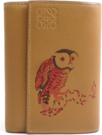 Loewe Camel Leather Wallet (Tri-Fold) (Pre-Owned)