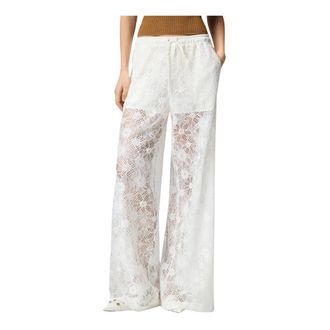 Pinko Mujer, Pantalones, Blanco, Talla: M