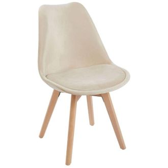 Regalos Miguel Sillas Comedor - Silla Synk Terciopelo - Beige