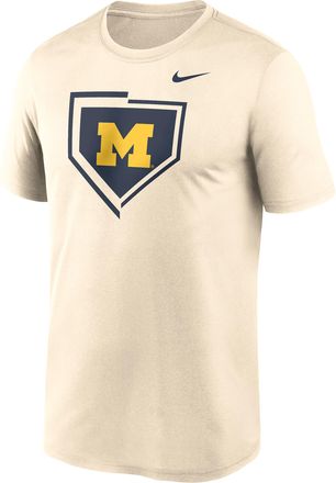 Nike Michigan Primetime Baseball Icon Legend Nike Mens Dri-FIT College T-Shirt in Brown | NKGK15AMWN-XVX