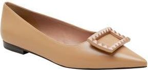 Linea Paolo Nolene Pointed Toe Flat in Desert at Nordstrom Rack, Size 5.5