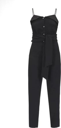Pinko Dubbele Sable Jumpsuit - Dames - Jumpsuits - Zwart - S - Jumpsuits & Playsuits