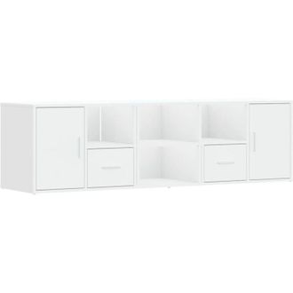 vidaXL Mueble De Esquina Madera De Ingenier&iacute;a Blanco 160x40x45 Cm Vidaxl