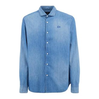 La Martina Camicia in denim Innocent - - Shirts - Uomo - Blu - S