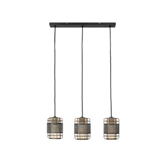 Lindby L&aacute;mpara De Techo eudoria En Negro Metal - Lindby