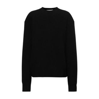 Frankie Shop Truien & Vesten, Dames, Zwart, S, Round-neck Truien