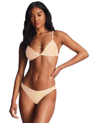 Billabong Bikini-Hose BILLABONG Sweet Oasis, Damen, Gr. L, US-Gr&ouml;ssen, bunt (washed nectar), Obermaterial: 78% Nylon, 22% Elasthan;, Badehosen Bikini-Hose