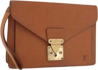 Louis Vuitton Pre-owned Clutches, female, Brown, Size: ONE SIZE Pre-owned Epi Leather Clutch
