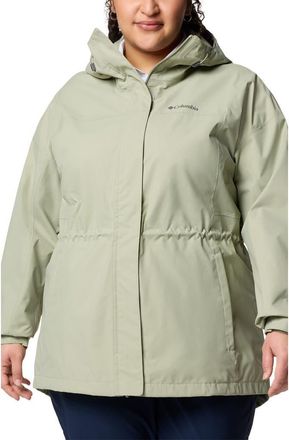 Columbia Hikebound II Long Waterproof Jacket in Safari at Nordstrom, Size 3X