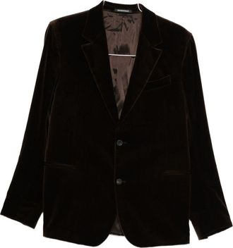 Emporio Armani Cotton Single-breasted Jacket