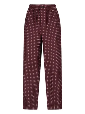 Saint Laurent Pantaloni In Seta