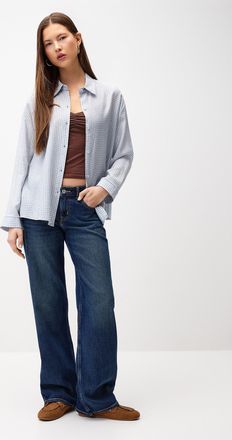 Levi's Womens Low-rise wide-leg jean