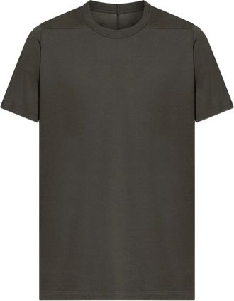 Rick Owens Green Round Neck Solid T-Shirt