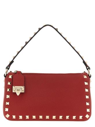 Valentino Garavani Red Rockstud Small Shoulder Bag