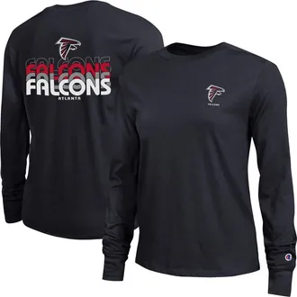 Champion Womens Champion Black Atlanta Falcons Core Long-Sleeve T-Shirt at Nordstrom, Size X-Large