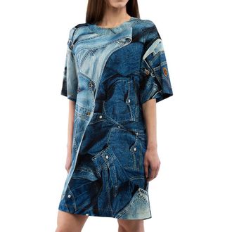 Moschino Womens Multicolor Viscose Casual Dress