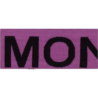 Mons Royale Arcadia Merino Headband in Purple Bolt/black at Nordstrom