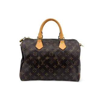 Louis Vuitton Speedy Bandouliere Monogram Canvas Brown Canvas Handbag (Pre-Owned)