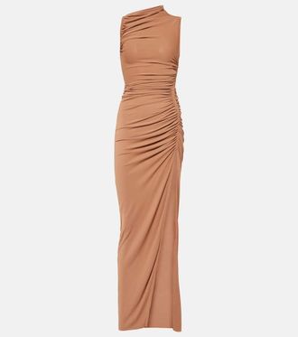 Rick Owens Svita ruched jersey gown