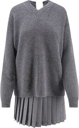 Semicouture Abito Olivia - Dames - Kleedjes - Grijs - XL - Kleedjes