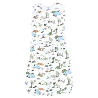 Hudson Baby Adjustable Swaddling Sleepwear in Dinosaur Adventures at Nordstrom