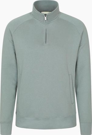 Mountain Warehouse Mens Mountain Warehouse Mens Bamburgh Half Zip Jumper - Green - Size: 36